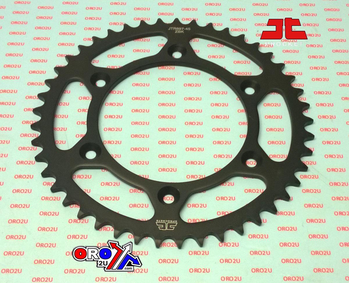REAR SPROCKET STEEL HARD ZBK, JTR897.45ZBK, SR897-45