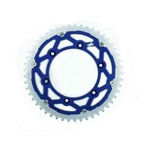 REAR SPROCKET TWINRING KTM, VERTEX 892-897DUOBU49, BLUE, 707576 ALLOY & C45 STEEL