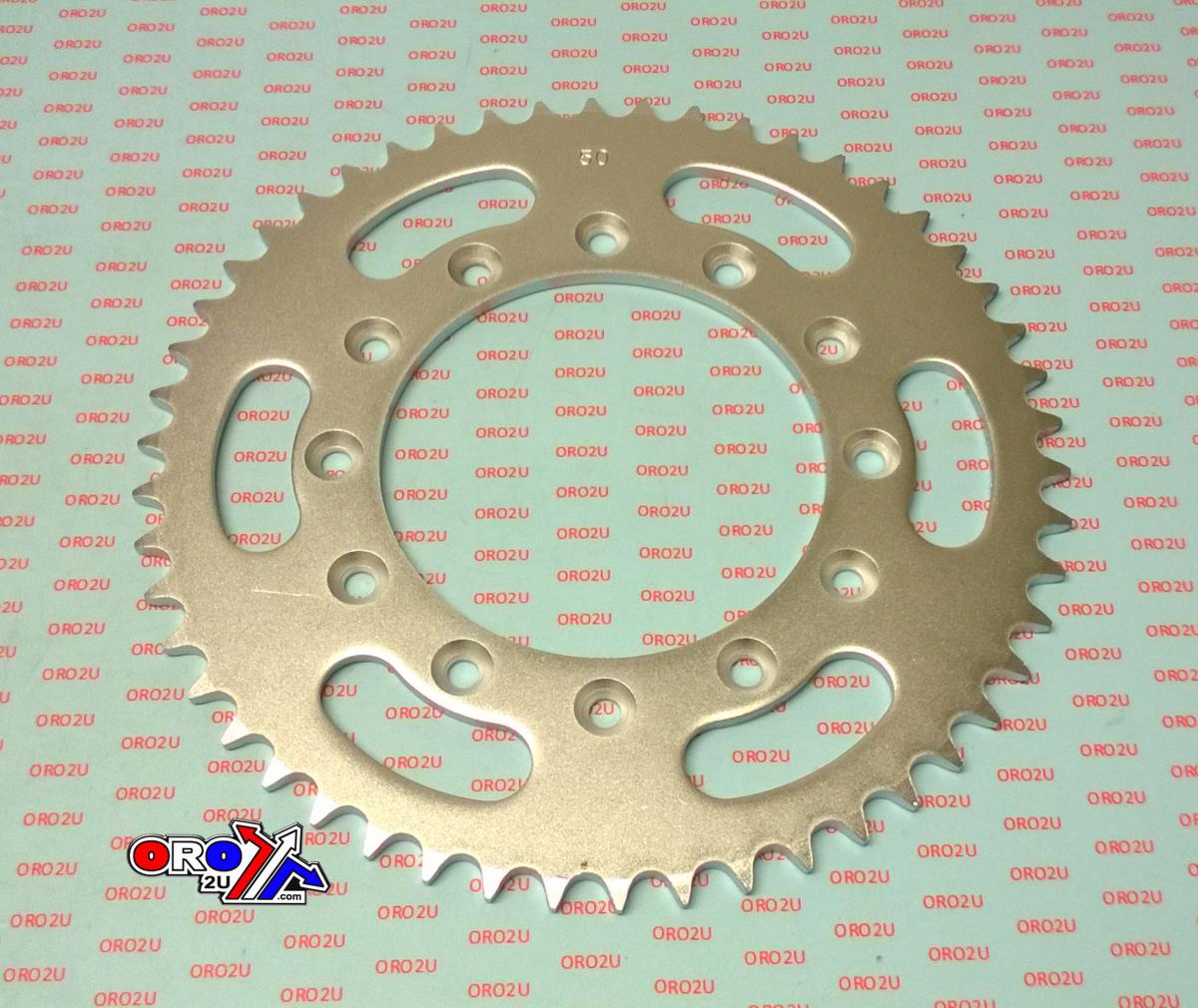 REAR SPROCKET STEEL 50 [JTR897.50] 520, SILVER, 58310151050