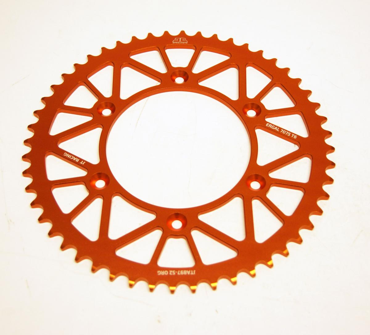 REAR SPROCKET ALLOY ORANGE, JTA897.52ORG