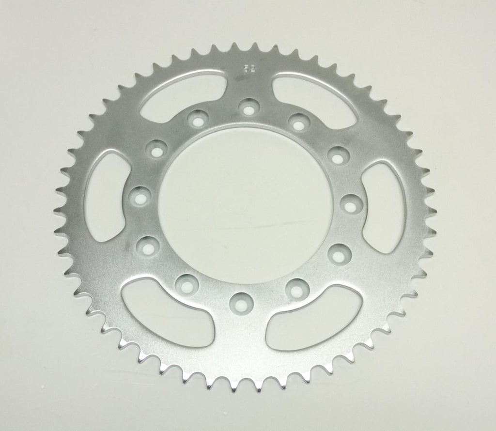 REAR SPROCKET STEEL 52 [JTR897.52] 520, SILVER