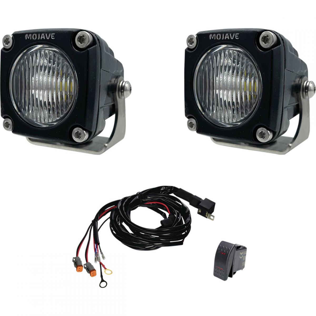 TIGER LIGHTS - DUAL LED SPOT LIGHT KIT 2 12/24V MOJAVE TLM2-KIT