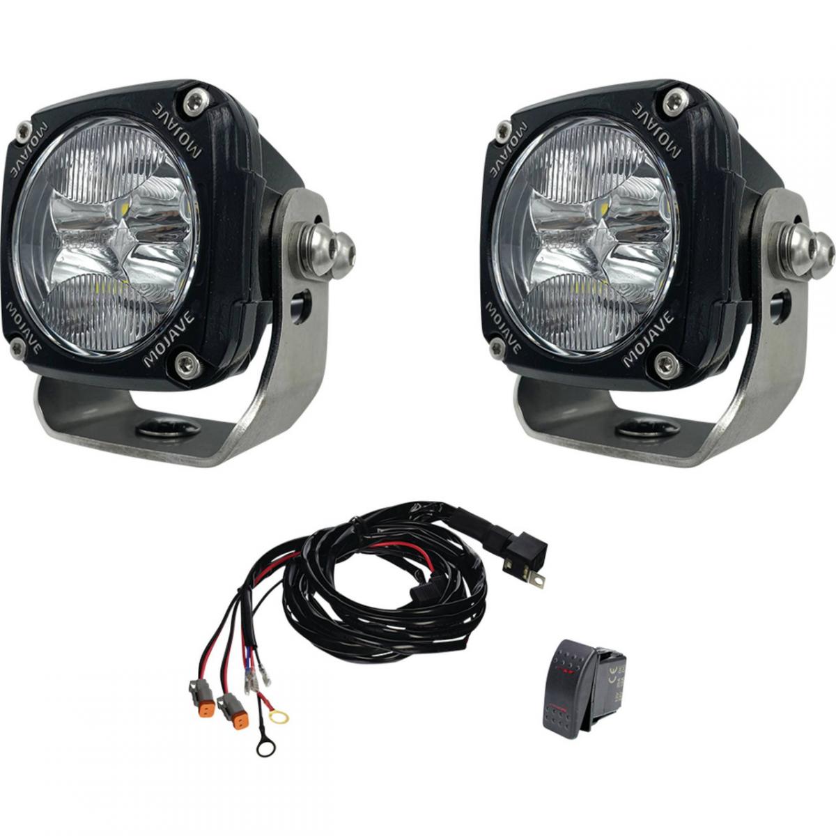 TIGER LIGHTS - DUAL LED SPOT LIGHT KIT 3 12/24V MOJAVE TLM3-KIT