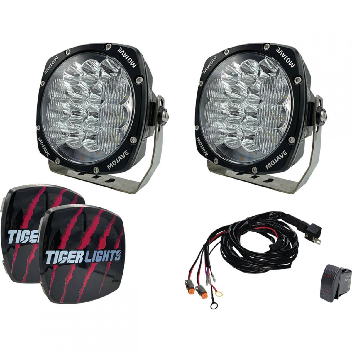 TIGER LIGHTS - DUAL LED SPOT LIGHT KIT 8 12/24V MOJAVE TLM8-KIT