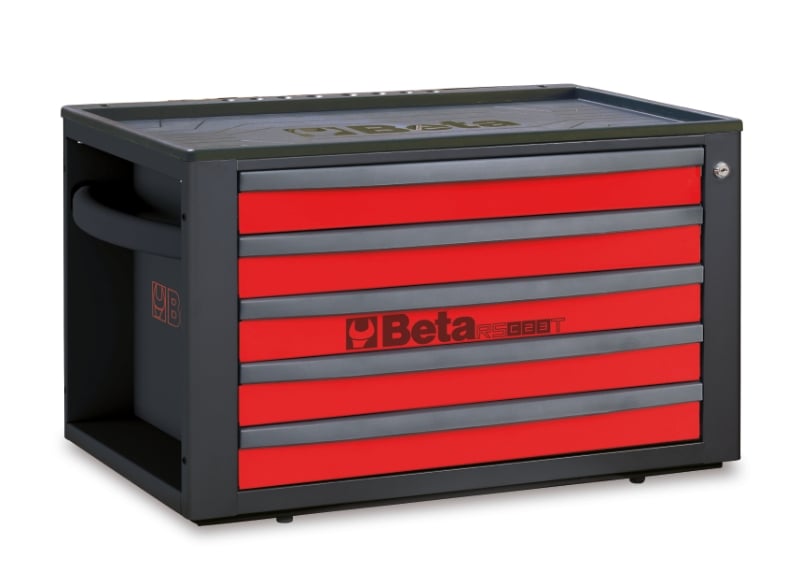 Portable Tool Chest with 5 Drawers and Centralized Lock - Beta Tools RSC23T-FO