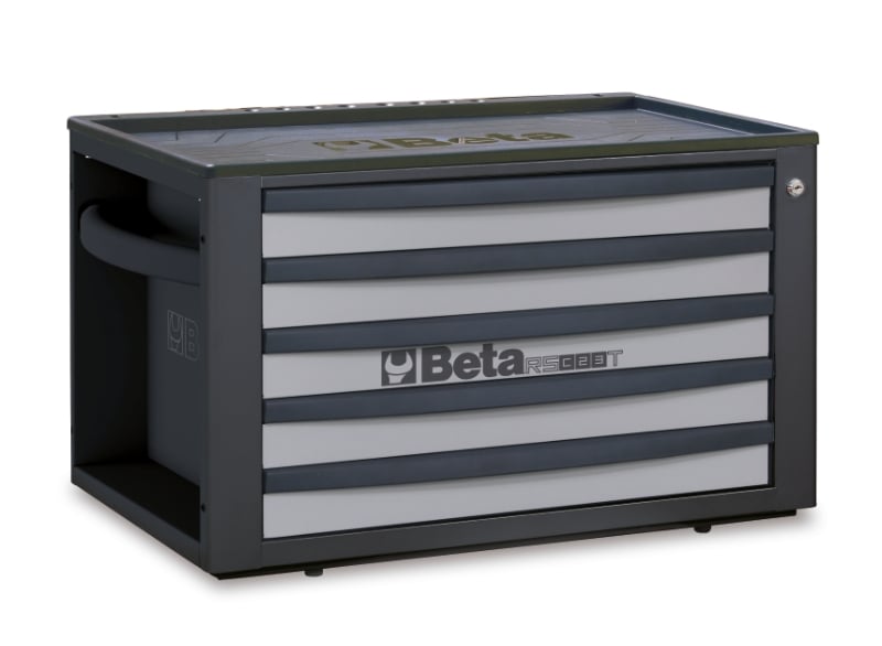Portable Tool Chest with 5 Drawers and Centralized Lock - Beta Tools RSC23T-R