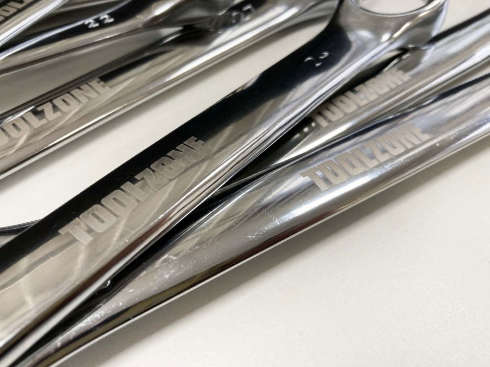 JUMBO SPANNERS SET 8PC 20-32mm CHROME VANADIUM - TOOLZONE KDPSP007