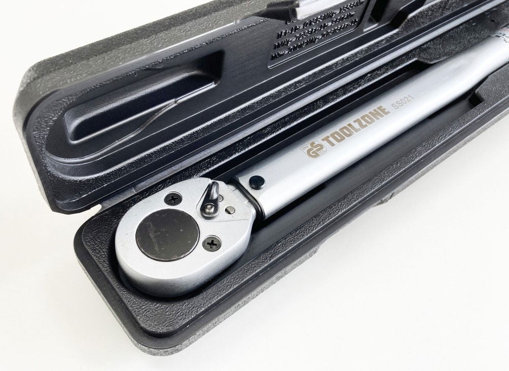 TORQUE WRENCH 1/2 DRIVE 42-210nm CALIBRATION CERTIFICATE LOCKING NUT - TOOLZONE KDPSS021