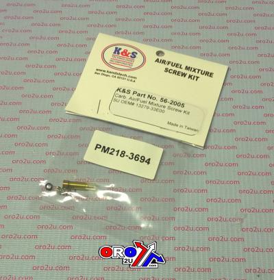 AIR FUEL SCREW KIT SUZUKI GSX, 13279-33E00, SUZUKI ROAD GSX-R, KS 56-2005