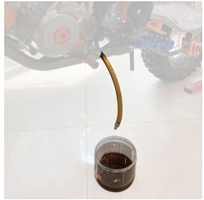 OIL FILTER DRAIN TOOL KTM, ORANGE / WITH ZIP TIES
