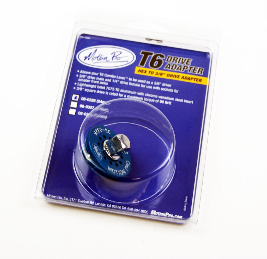 24mm 3/8 T-6 COMBO LEVER ADAPTER MOTION PRO 08-0326