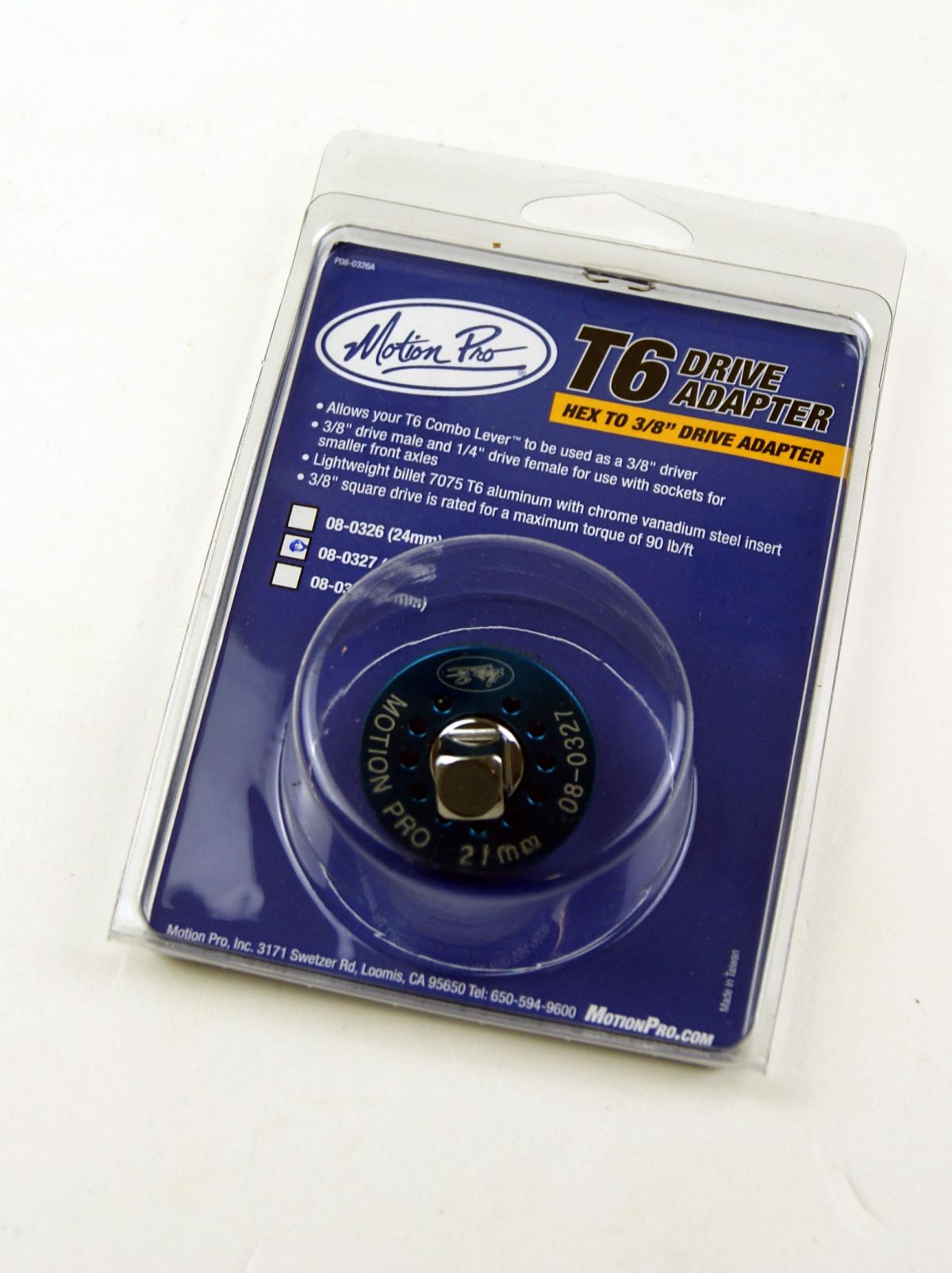 27mm 3/8 T-6 COMBO LEVER ADAPTER MOTION PRO 08-0327