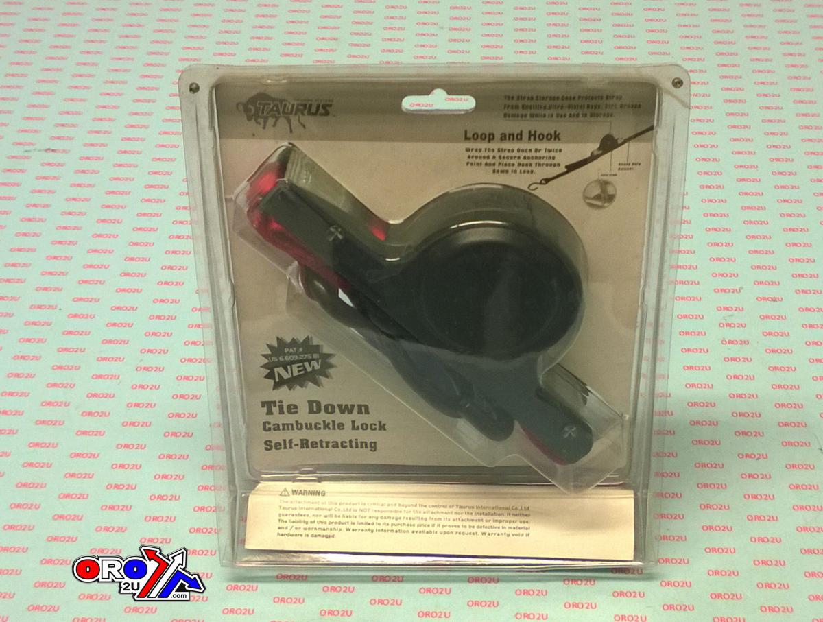 SELF-RETRACTING TIE DOWN. RED