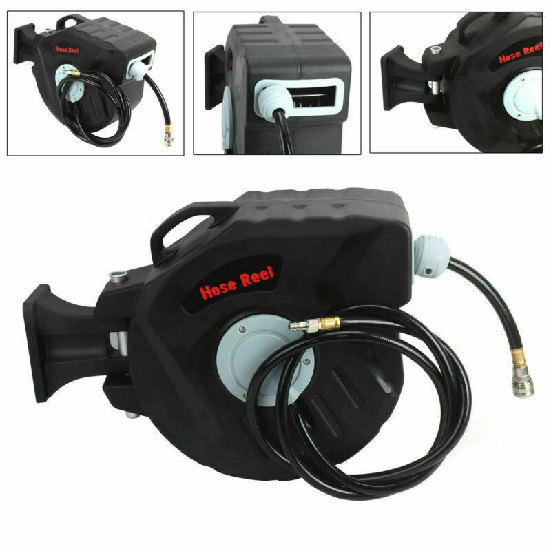 AIR LINE 20 METER HOSE REEL, Retractable Air Compressor Line Hose Reel, RE 84990300