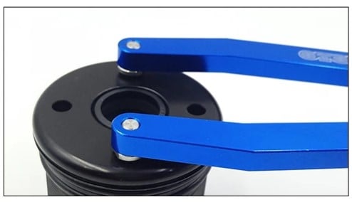 ADJUSTABLE PIN SPANNER BLUE ALLOY