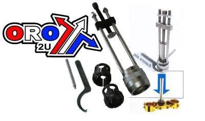 Universal Steering Bearing Removal Tool, lower steering stem bearings, 1x 40-46mm and 1x 35-40mm