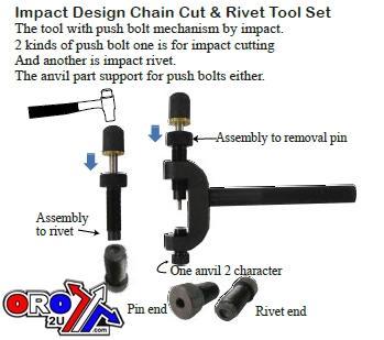 CHAIN IMPACT CUT RIVET TOOL