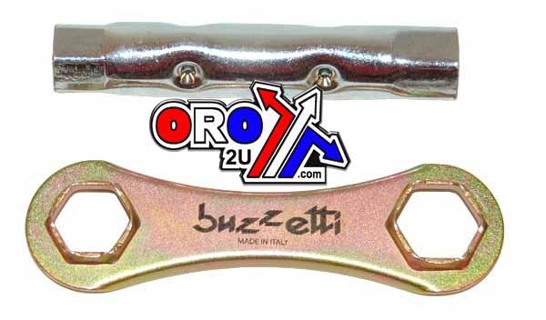 PLUG WRENCH 16-18mm x 140, DOUBLE HEXAGON BUZZETTI 4856