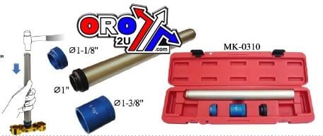 STEERING RACE SET TOOL SET, Lower Steering Bearing Installer