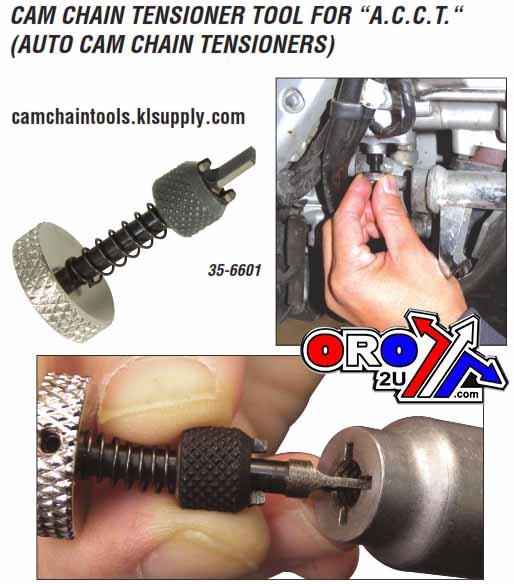 ACCT TENSIONER TOOL CAMCHAIN, K&L 35-6601 AUTO ADJUSTER