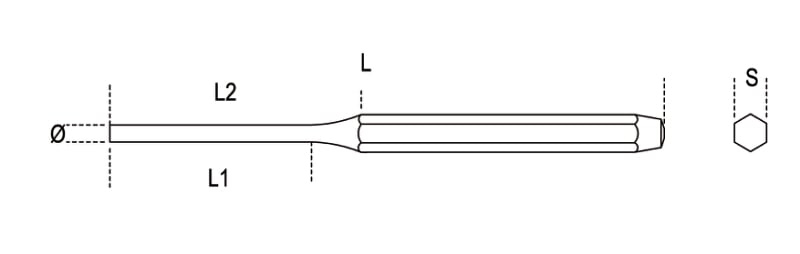 Pin Punch 3mm - Beta Tools 31 3