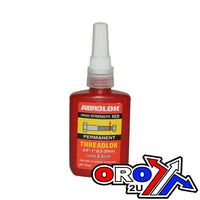 RED THREADLOCK LCOTITE 50ml BOTTLE ABRO TL-571