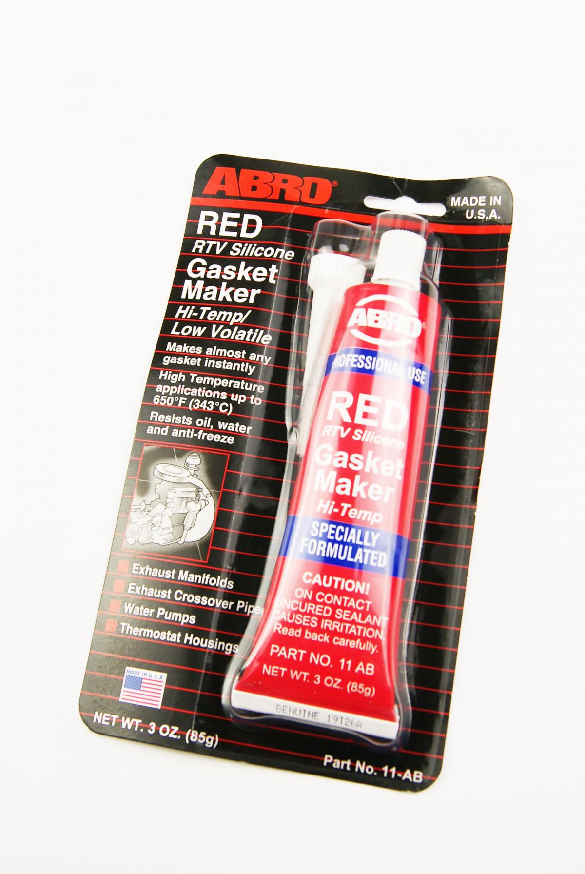GASKET MAKER HIGH TEMP 85g, RED 11-AB