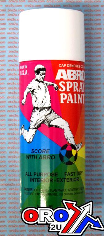 SPRAY PAINT GLOSS WHITE, ABRO 016, SP-016