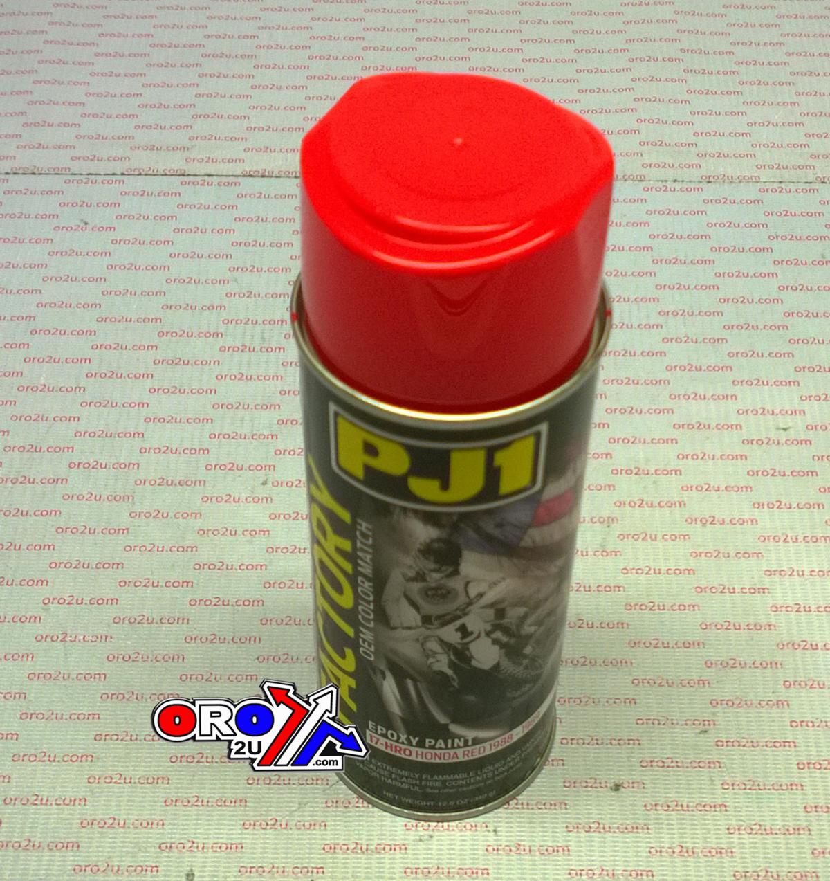 PJ1 HONDA RED OEM COLOUR 1988 - 1989, EPOXY PAINT 340ML, PJ1 17-HRO, PJ011011