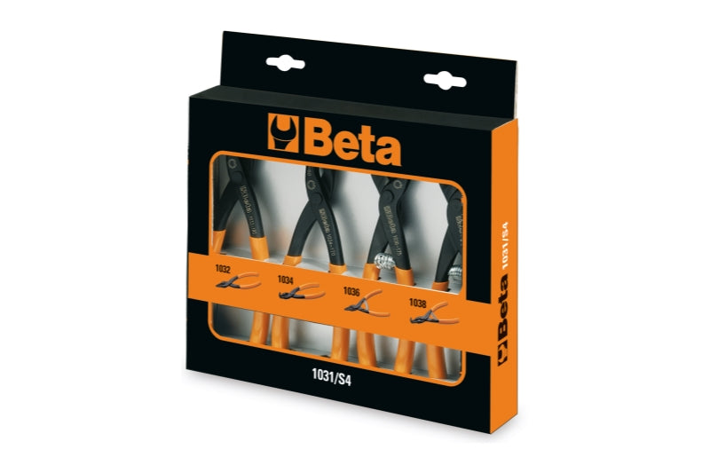 Set of 4 Circlip Pliers 19mm - 60mm - Beta Tools 1031/S4