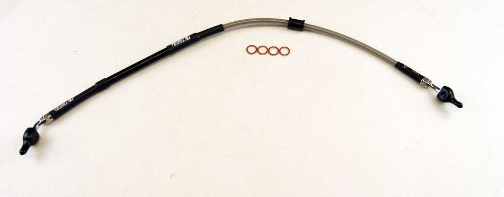 HOSE REAR BRAKE SILVER / BLK, VENHILL S01-2-037/P-CL, 69480-37K01, 69480-37K00