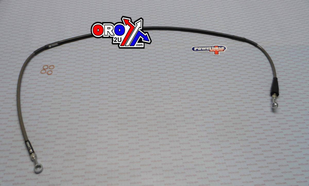 HOSE FRONT BRAKE SILVER / BLK, HUSABERG FC450 FC550 2004-2005, VENHILL H05-1-009/P