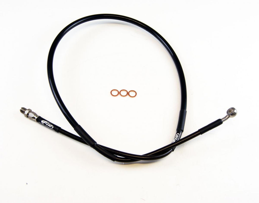 HOSE FRONT BRAKE BLACK/BLK CR125 / CR250 / CR500