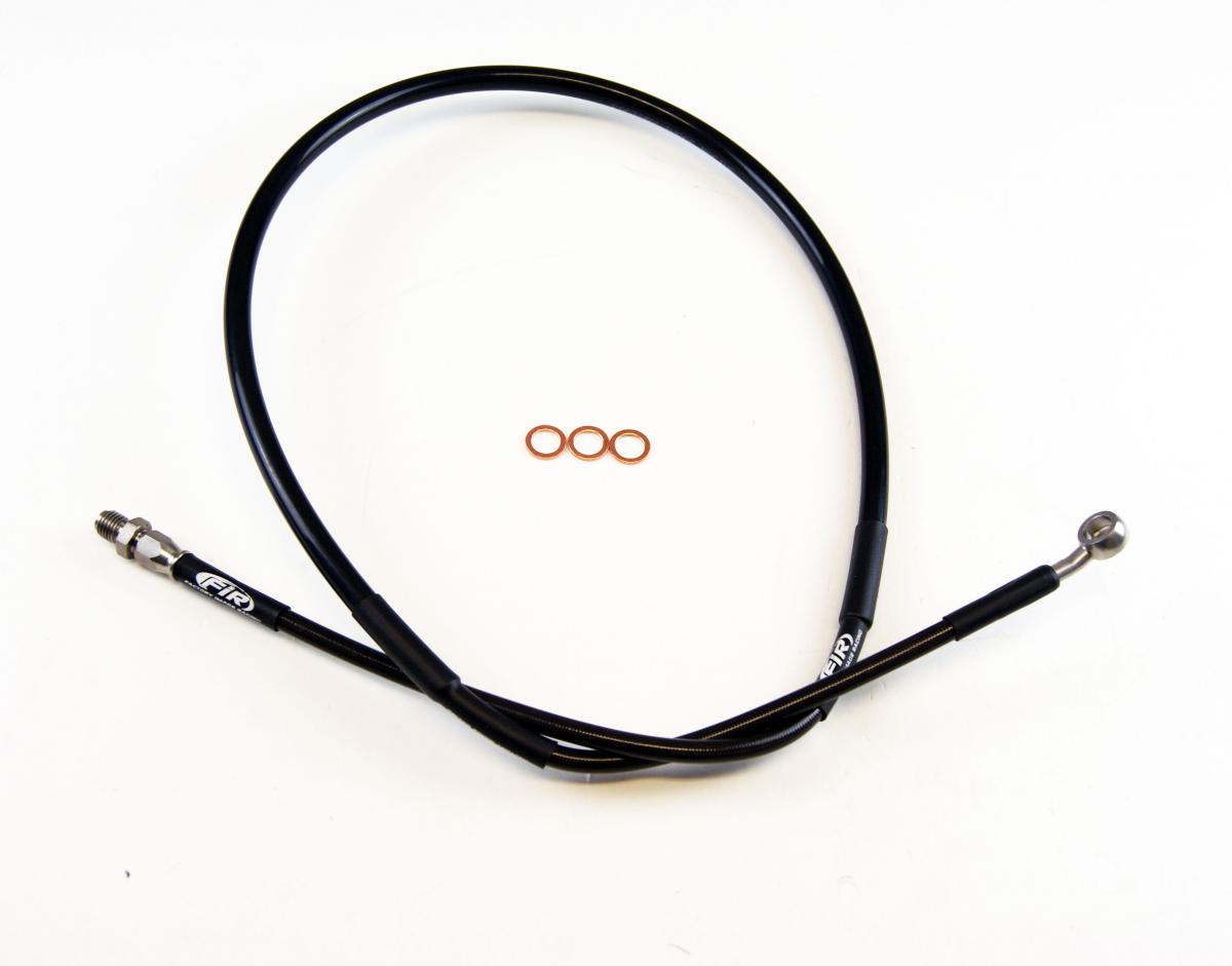 HOSE FRONT BRAKE BLACK/BLK CR125 / CR250 / CR500