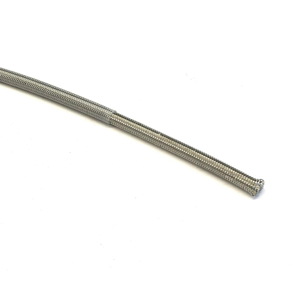 CLEAR HOSE 5 METER 600-03, STAINLESS STEEL BRAIDED HOSE, 600-03CL / PTFE / PVC COVERED, BUILDALINE