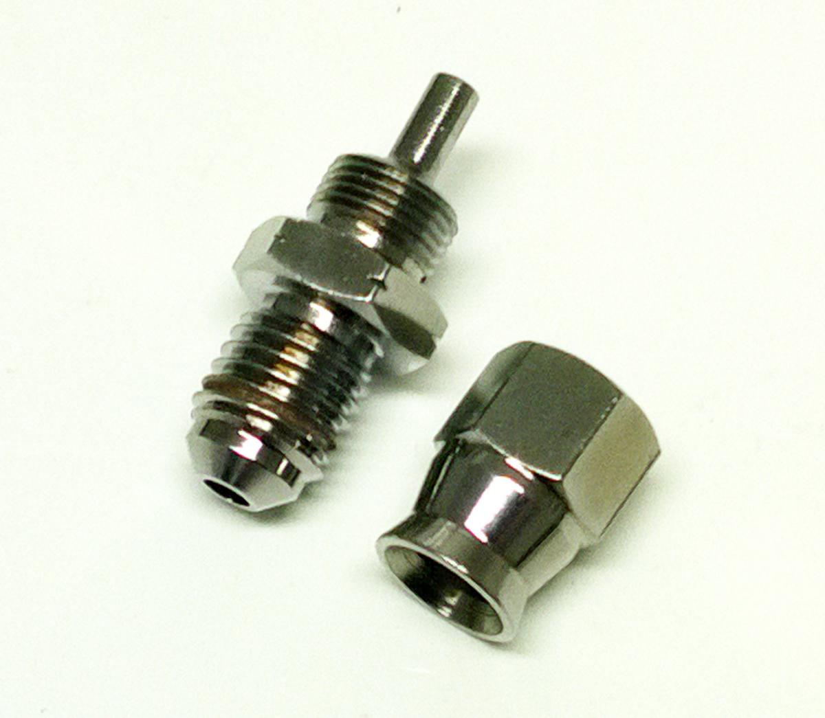 M10 x 1.25 MALE CONVEX 600-03 BRAKE HOSE END CHROME VENHILL 3/10125MHC, 445-32P BUILDALINE