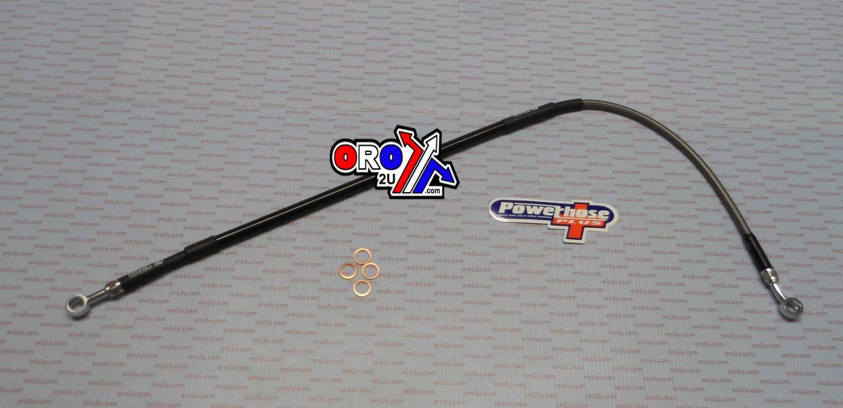 HOSE REAR BRAKE SILVER / BLK, VENHILL Y01-2-003/P YZ125/250