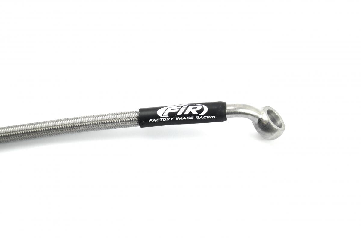 HOSE REAR BRAKE SILVER / BLK, HONDA CR125 CR250 CR500 FIR, KIT DONE, VENHILL H02-2-014/P