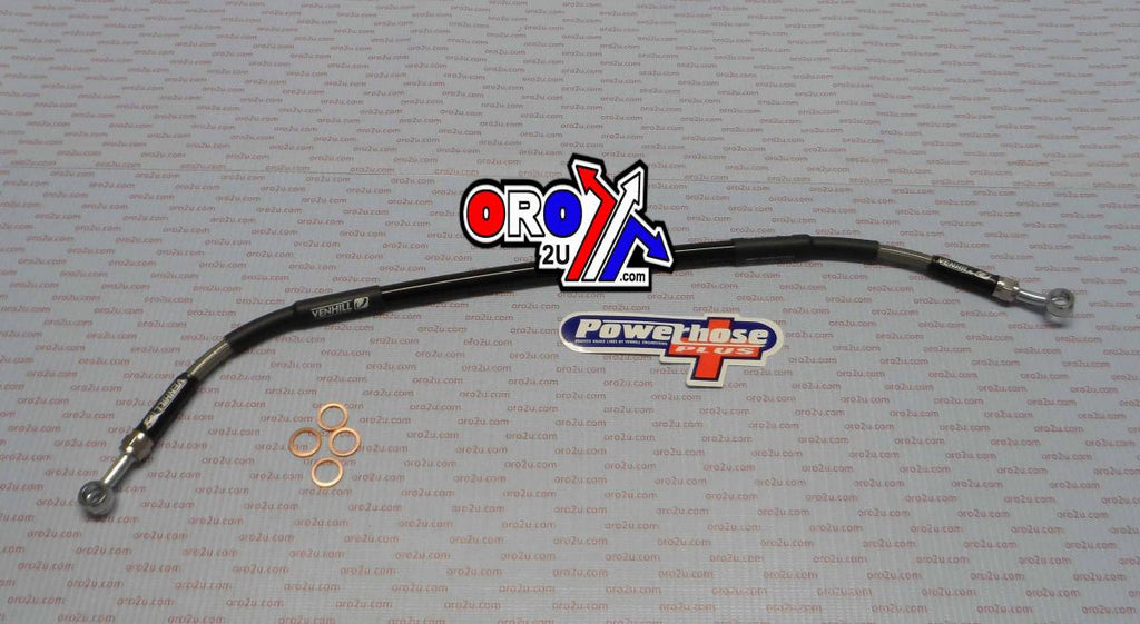 HOSE REAR BRAKE SILVER / BLK, KTM SX65 2004 - 2014, VENHILL K01-2-015/P