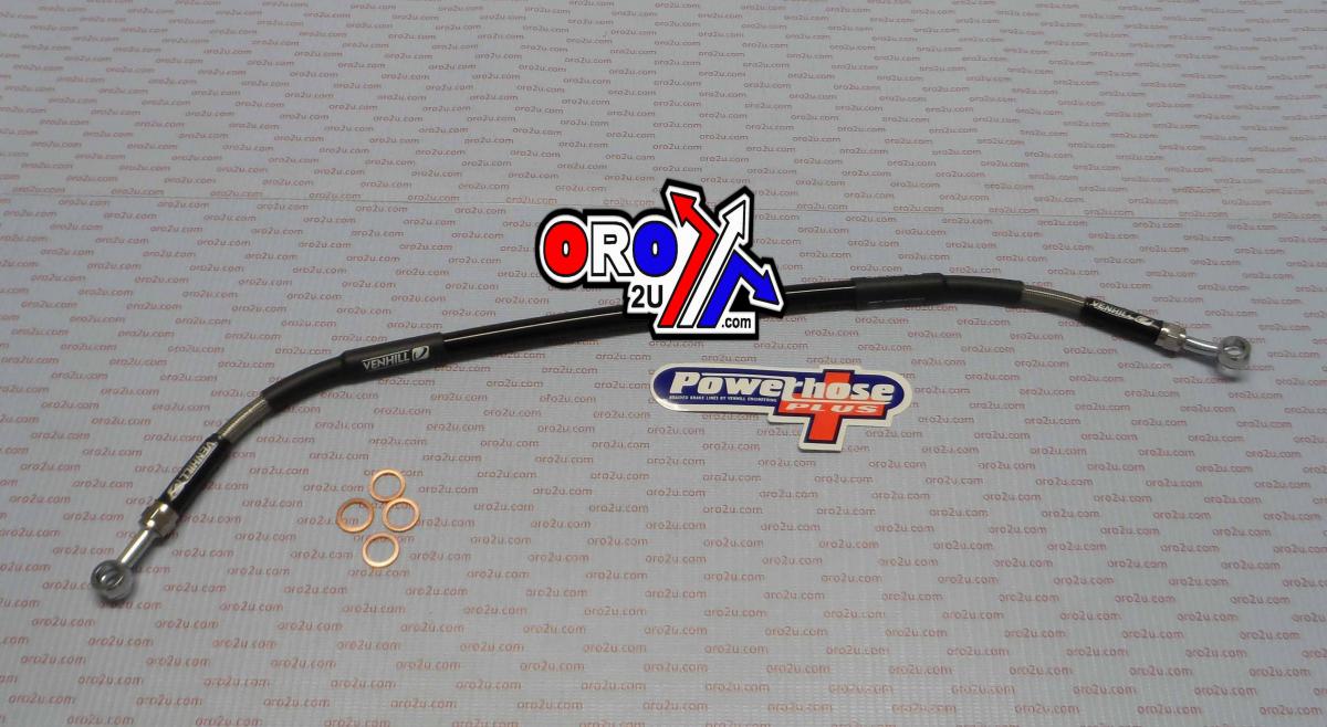 HOSE REAR BRAKE SILVER / BLK, KTM SX65 2004 - 2014, VENHILL K01-2-015/P