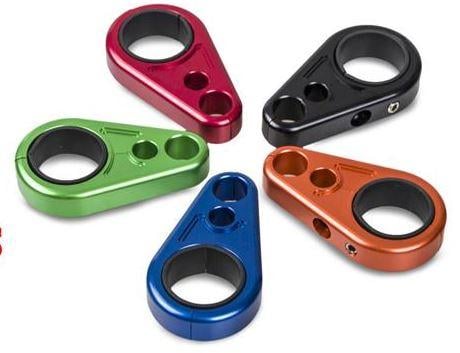 CABLE HOSE CLAMP SET BLUE 20-25mm SET2