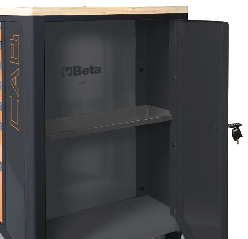 Mobile Roller Cab 7 Drawers Tool Cabinet 1100kg Capacity - Beta Tools RSC24L-CAB/A