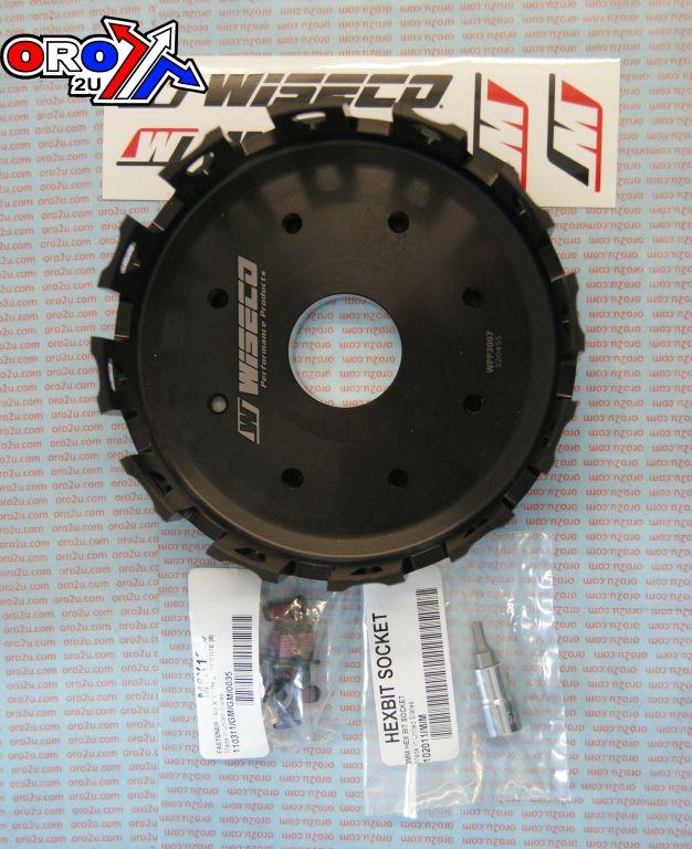 CLUTCH BASKET 94-02 KX125, WISECO WPP3007 KAWASAKI MX