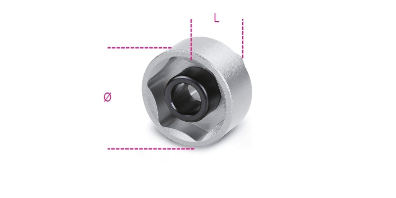 Hexagon Socket for Wheel Hub Nuts 30mm - Beta Tools 3075A 30