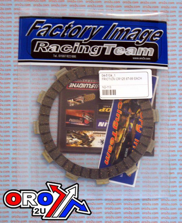 CLUTCH FRICTION PLATE CR125 87-99 EACH