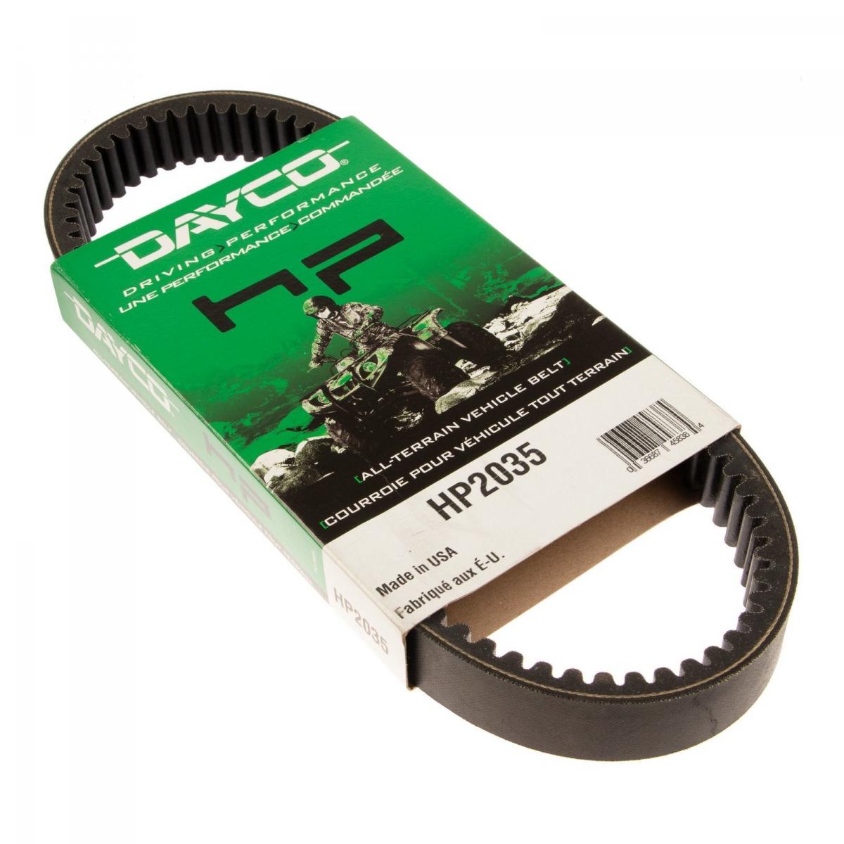 DRIVE BELT DAYCO HP2035 CAN-AM, JOHN DEERE, BOMBARDIER, OUTLANDER, QUEST, TRAIL