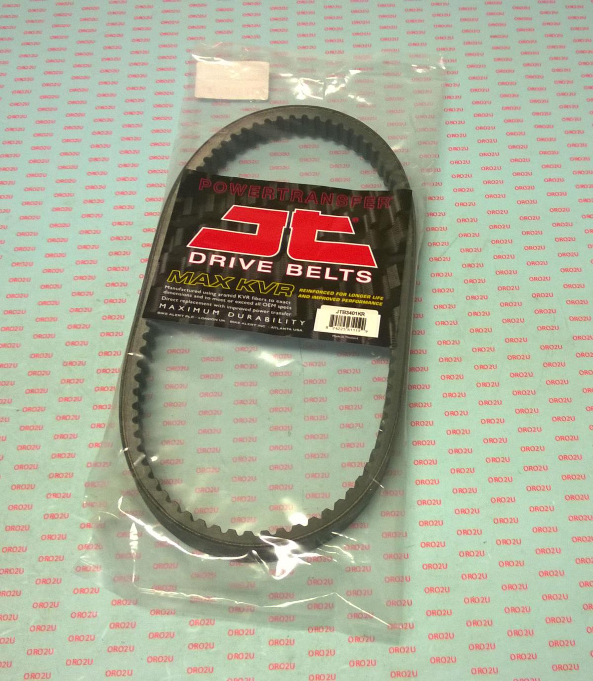 JT HD MAX KVR DRIVE BELT, JTB3401KR, APRILIA YAMAHA