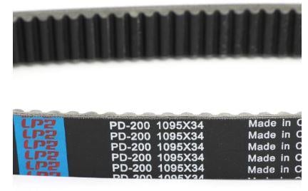 DRIVE BELT HD POLARIS, Ranger Crew 1000 2015-2018 3211175 3211193, M510-A200-Black