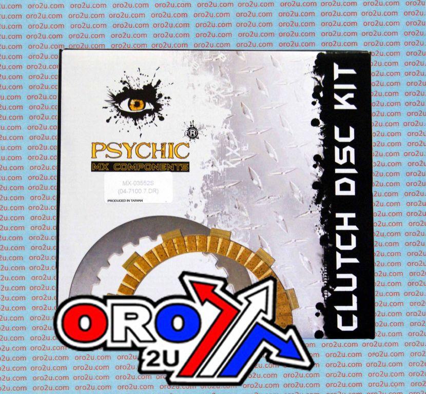 CLUTCH PLATE STEEL SET/7 CR250 500, PSYCHIC MX-03552S