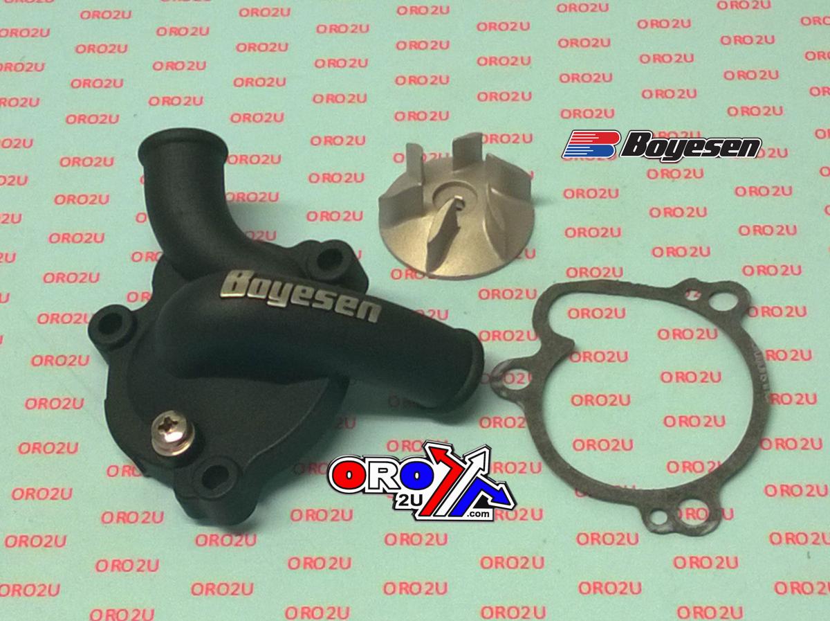 WATER PUMP COVER 94-04 KX250, SUPERCOOLER BOYESEN WPK12B